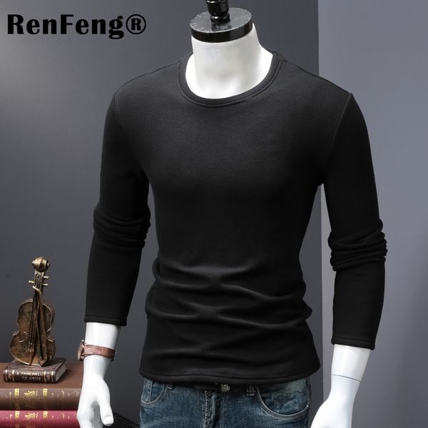 

new design men's winter slim fit undershirt male long sleeve turtleneck thermal shirt pullover slim fit thick warm underwear top, Black;brown