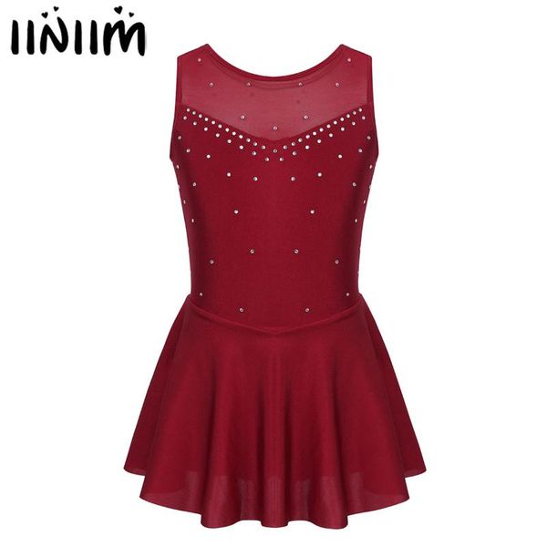 iiniim kids girls lyrical dance costumes rhinestone tulle back figure ice skating roller skating latin dancing gymnastics dress, Black;red
iiniim kids girls lyrical dance costumes rhinestone tulle back figure ice skating roller skating latin dancing gymnastics dress, Black;red