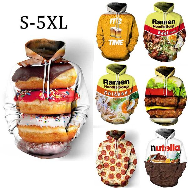 мужчины 3d печать толстовка зима смешных nutella пончик мужской толстовка женщина плюс размер мужских мужской streetwear пуловеров, Black
мужчины 3d печать толстовка зима смешных nutella пончик мужской толстовка женщина плюс размер мужских мужской streetwear пуловеров, Black