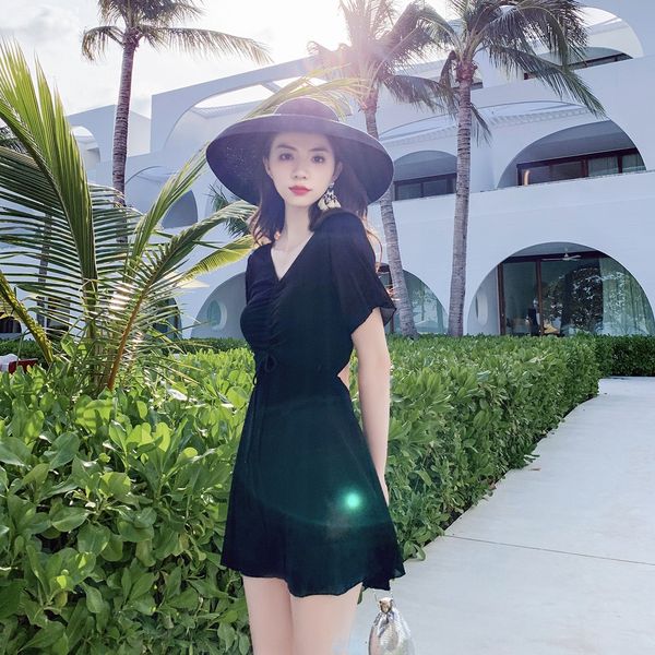 p0m7j white female swimsuit one-piece skirt fairy fan umbrella belly thin lace holiday spring conservative ins nv yong yi dress nv yong, White;black
p0m7j white female swimsuit one-piece skirt fairy fan umbrella belly thin lace holiday spring conservative ins nv yong yi dress nv yong, White;black