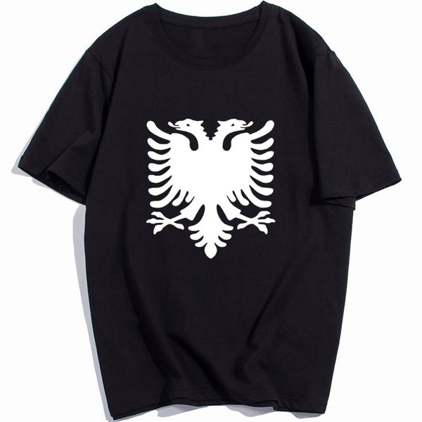 men fashion simple large size shirt regular albanian double headed eagle custom short t-shirts for boys cotton men, White;black
men fashion simple large size shirt regular albanian double headed eagle custom short t-shirts for boys cotton men, White;black