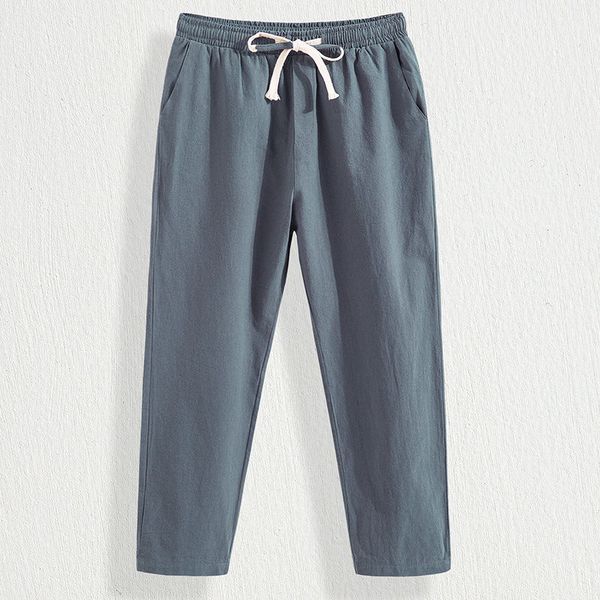 men's pants 2021 spring summer straight ice silk harem causal cotton linen trouser elastic waist streetwear long thin trousers l87, Black
men's pants 2021 spring summer straight ice silk harem causal cotton linen trouser elastic waist streetwear long thin trousers l87, Black