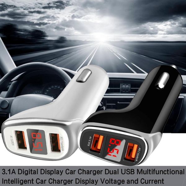 car charger 3.1a digital display car charger dual usb multifunctional intelligent display voltage and current
car charger 3.1a digital display car charger dual usb multifunctional intelligent display voltage and current