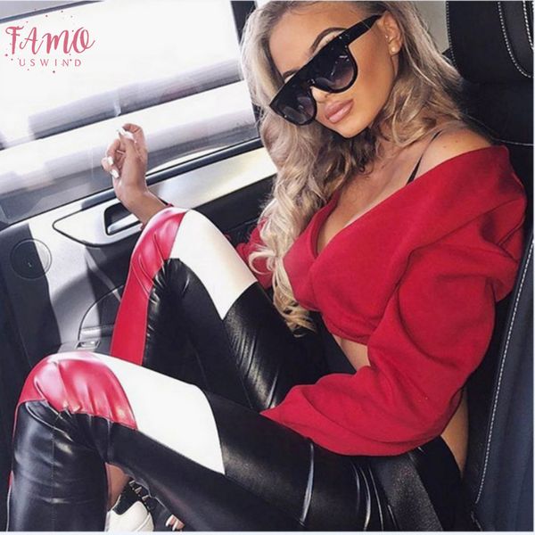 women lady off shoulder t shirt long sleeves deep v neck suit drop shipping good quality, White
women lady off shoulder t shirt long sleeves deep v neck suit drop shipping good quality, White