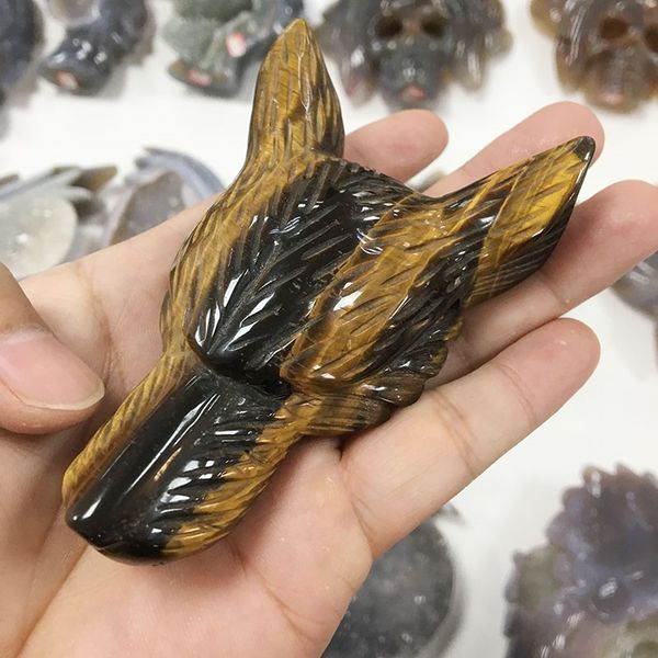 оптовая цена резные lp head тигровый глаз камень волк кристалл статуя reiki healing gemstone домашнее украшение коллекция подарков
оптовая цена резные lp head тигровый глаз камень волк кристалл статуя reiki healing gemstone домашнее украшение коллекция подарков