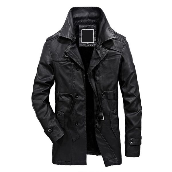 tuoluniu winter luxury fashion vintage leather jacket men thick velvet long motorcycle jackets coat men casual pu leather, Black
tuoluniu winter luxury fashion vintage leather jacket men thick velvet long motorcycle jackets coat men casual pu leather, Black