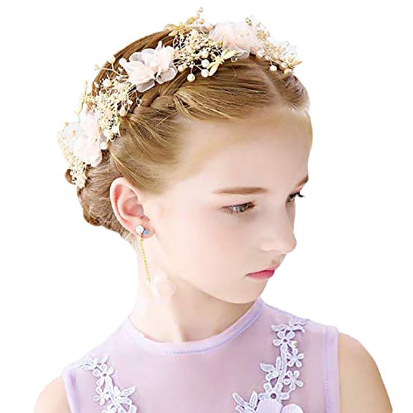 floral princess wedding headpiece dried flower headband dragonfly tiara hair accessories for women and girls and bridal wedding, Golden;white
floral princess wedding headpiece dried flower headband dragonfly tiara hair accessories for women and girls and bridal wedding, Golden;white