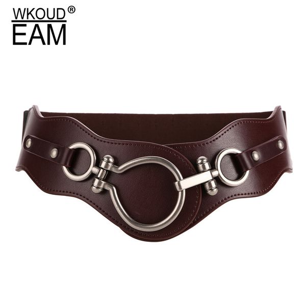 wkoud eam 2020 new metal buckle leather belt women vintage fashion correct buckle wild wide cowhide belt lady tide pe148, Black;brown
wkoud eam 2020 new metal buckle leather belt women vintage fashion correct buckle wild wide cowhide belt lady tide pe148, Black;brown
