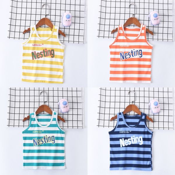 2020 summer letter vest printing children's knitted vest 80-150 children's pure cotton striped camisole 2583, Blue
2020 summer letter vest printing children's knitted vest 80-150 children's pure cotton striped camisole 2583, Blue