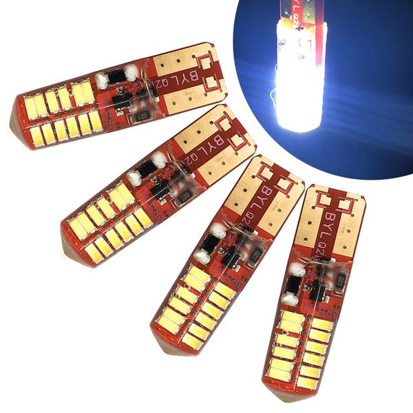10x t10 canbus 10x t10 w5w 194 168 3014 24 smd silica gel strobe flash light led bulbs 12v dc white red blue green
10x t10 canbus 10x t10 w5w 194 168 3014 24 smd silica gel strobe flash light led bulbs 12v dc white red blue green