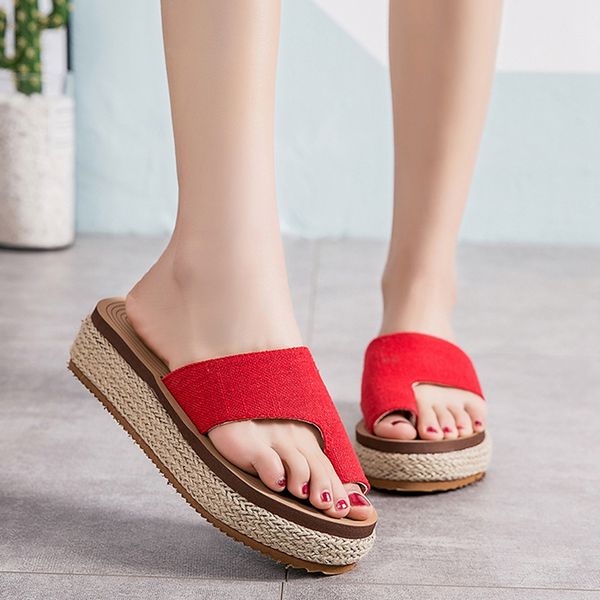 women summer outdoor slippers rope open toe wedges slippers beach walk shoes sandals casual shoes ladies casual, Black
women summer outdoor slippers rope open toe wedges slippers beach walk shoes sandals casual shoes ladies casual, Black