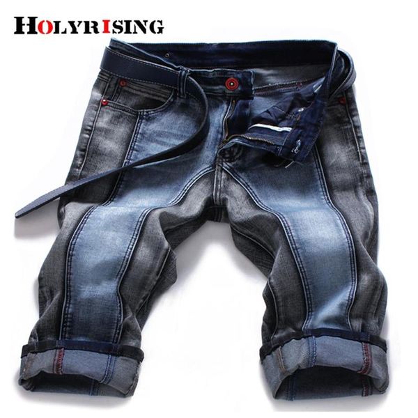 holyrising men casual denim stylish elastic ripped mid waist slim fit patchwork knee-length denim short pockets size 27-46, Blue
holyrising men casual denim stylish elastic ripped mid waist slim fit patchwork knee-length denim short pockets size 27-46, Blue