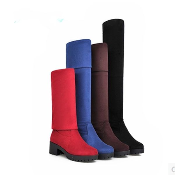lady thick bottom square med heel over the knee stretch boots big size 43 flock long botas women pumps folding thigh high boot, Black
lady thick bottom square med heel over the knee stretch boots big size 43 flock long botas women pumps folding thigh high boot, Black