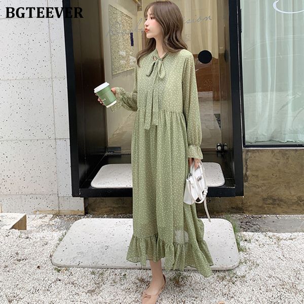 bgteever loose bow-neck floral women dress long-sleeve ruffles chiffon female dress flare sleeve long vestidos femme 2019 autumn, Black;pink
bgteever loose bow-neck floral women dress long-sleeve ruffles chiffon female dress flare sleeve long vestidos femme 2019 autumn, Black;pink