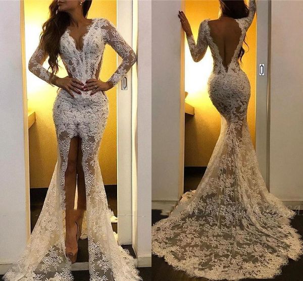 vinatge long sleeves mermaid prom dresses backlesss arabic design evening gown full lace formal party pageant bridesmaid dress p1, Black
vinatge long sleeves mermaid prom dresses backlesss arabic design evening gown full lace formal party pageant bridesmaid dress p1, Black