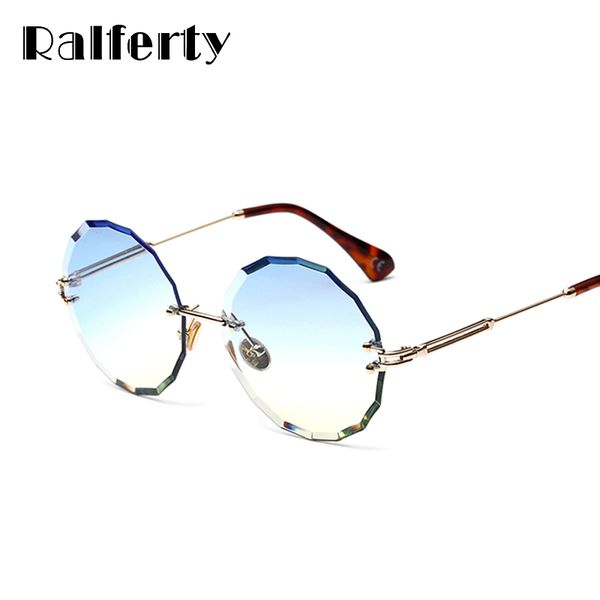 ralferty 2019 round sunglasses women designer rimless crystal sun glasses uv400 female lunette de soleil gunes gozlugu w18905 mx200619, White;black
ralferty 2019 round sunglasses women designer rimless crystal sun glasses uv400 female lunette de soleil gunes gozlugu w18905 mx200619, White;black