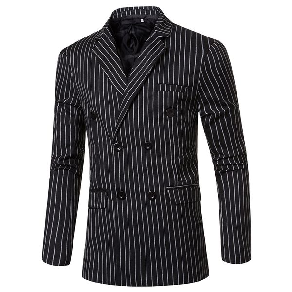 2019 black stripe mens fashion blazer slim fit men suit jacket casual wedding coat jacket tailored made heren colberts blazer, White;black
2019 black stripe mens fashion blazer slim fit men suit jacket casual wedding coat jacket tailored made heren colberts blazer, White;black