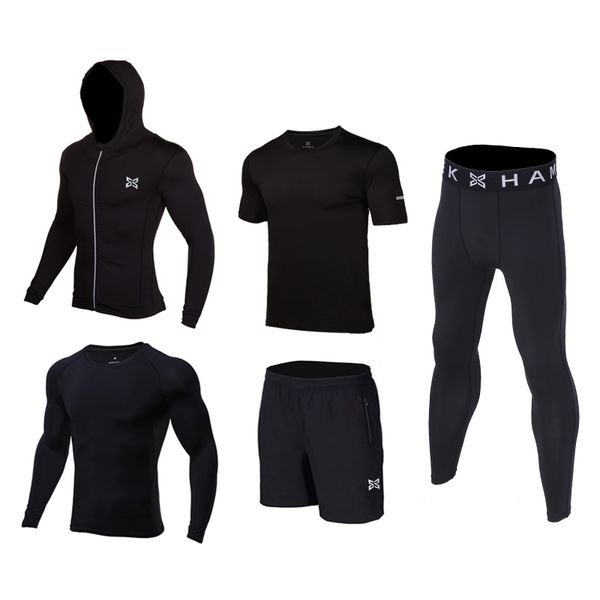 5 pcs/set children tracksuit gym fitness compression sports suit clothes basketball soccer football fitness pants jackets clothe, Black;blue
5 pcs/set children tracksuit gym fitness compression sports suit clothes basketball soccer football fitness pants jackets clothe, Black;blue