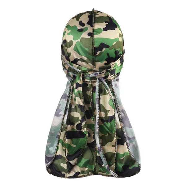 1pc men's camo silky turban durags turban print men silk durag headwear pirate hat waves rags bandans fashion hair accessories
1pc men's camo silky turban durags turban print men silk durag headwear pirate hat waves rags bandans fashion hair accessories