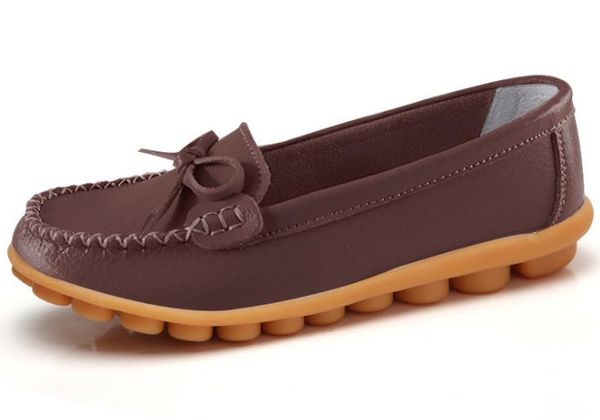 women flats casual shoes leather fashion comfortable non-slip women's shoes 188, Black
women flats casual shoes leather fashion comfortable non-slip women's shoes 188, Black