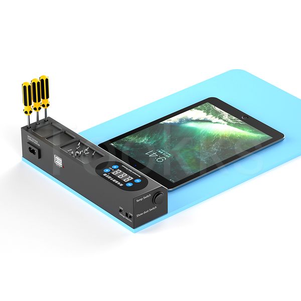 lcd heating separate machine with dust lamp&magnetic soft mat& screw adsorption tank universal for lcdtouch screen repair tool
lcd heating separate machine with dust lamp&magnetic soft mat& screw adsorption tank universal for lcdtouch screen repair tool