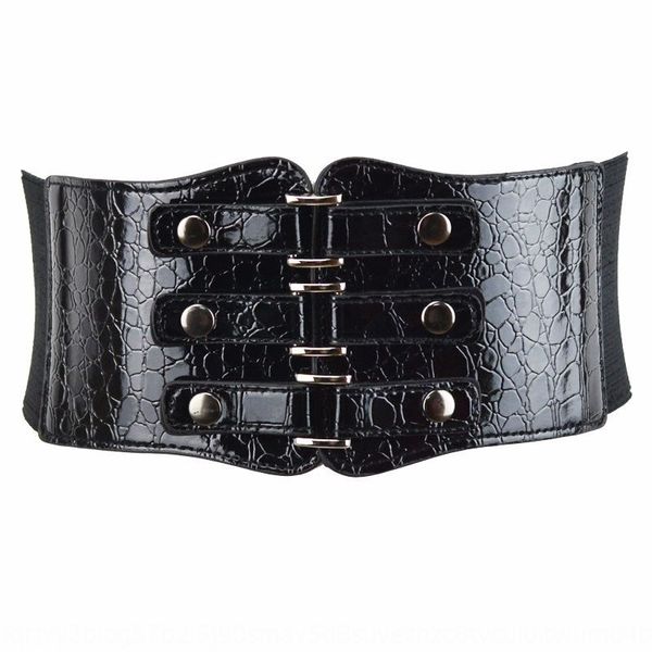 1neco decorative black super wide waist seal female rivet crocodile pattern elastic belt elastic belt accessories simple all-match skirt acc, Black;brown
1neco decorative black super wide waist seal female rivet crocodile pattern elastic belt elastic belt accessories simple all-match skirt acc, Black;brown