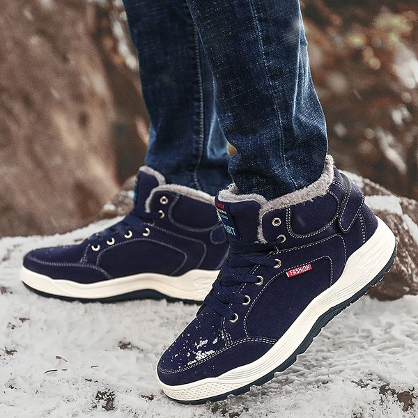 2018 winter warm comfortable men shoes sale cotton anti soft fashion slip waterproof walking short plush rubber lace-up, Black
2018 winter warm comfortable men shoes sale cotton anti soft fashion slip waterproof walking short plush rubber lace-up, Black