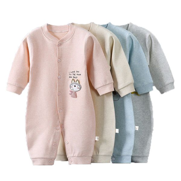 newborn baby button jumpsuits infant long sleeve cartoon onesies kids designes clothes boys girls baby clothes vêtement bébé ropa 060421, Blue
newborn baby button jumpsuits infant long sleeve cartoon onesies kids designes clothes boys girls baby clothes vêtement bébé ropa 060421, Blue