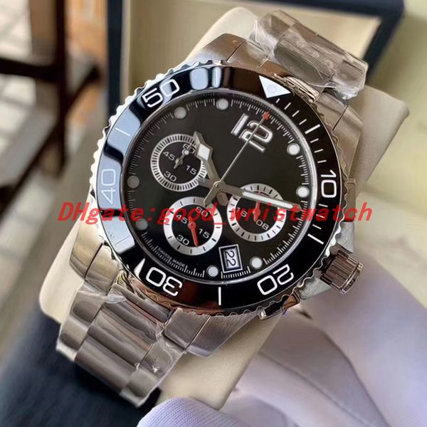 2020 promotional luminous watch ceramic bezel men multi-function dial imported quartz satch metal montre de luxe black wristwatch, Slivery;brown
2020 promotional luminous watch ceramic bezel men multi-function dial imported quartz satch metal montre de luxe black wristwatch, Slivery;brown