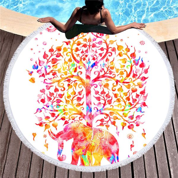 hm life indian elephant summer large microfiber printed round beach towel with tassel bohemia bath towels shawl mat thick
hm life indian elephant summer large microfiber printed round beach towel with tassel bohemia bath towels shawl mat thick