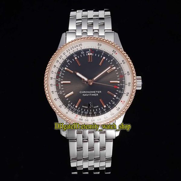 tf version 41mm u17326211m1a1 gray date dial eta 2824 automatic mechanical mens watch 904l steel case 18k rose gold bezel sport watches, Slivery;brown
tf version 41mm u17326211m1a1 gray date dial eta 2824 automatic mechanical mens watch 904l steel case 18k rose gold bezel sport watches, Slivery;brown