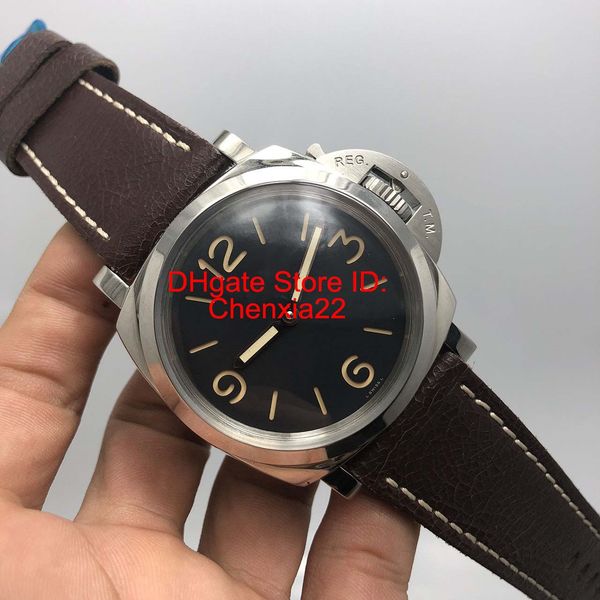 Super Quality Luxury Watches 47mm Black Dial 316 Stainless Steel PAM422 PAM00422 Hand-Winding Movement Men's Watch Watches On Brown Strap
Super Quality Luxury Watches 47mm Black Dial 316 Stainless Steel PAM422 PAM00422 Hand-Winding Movement Men's Watch Watches On Brown Strap