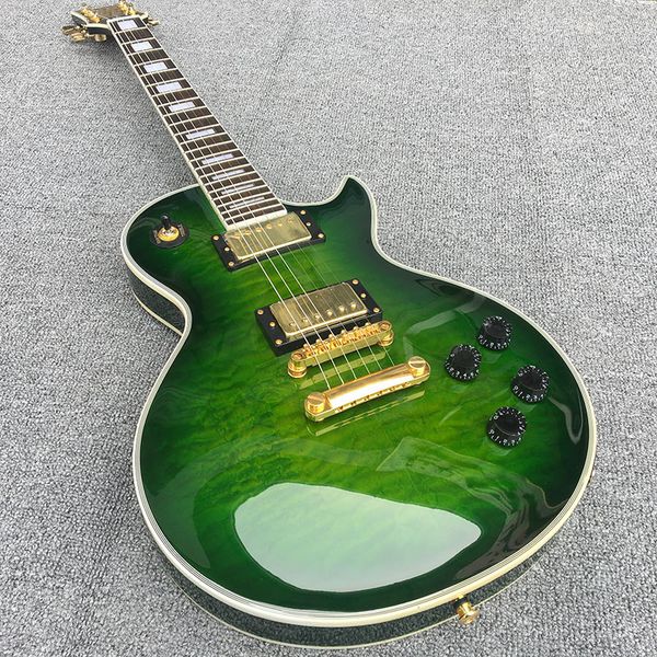 2019-lp electric guitar, solid mahogany body, green paint with waves, chrome plating hardware, delivery
2019-lp electric guitar, solid mahogany body, green paint with waves, chrome plating hardware, delivery