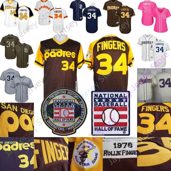 Rollie Fingers Jersey San Diego Cooperstown Padres Baseball Hall Of Fame HOF Patch Men Women Youth Pullover Button Coffee Pinstripe 
Rollie Fingers Jersey San Diego Cooperstown Padres Baseball Hall Of Fame HOF Patch Men Women Youth Pullover Button Coffee Pinstripe