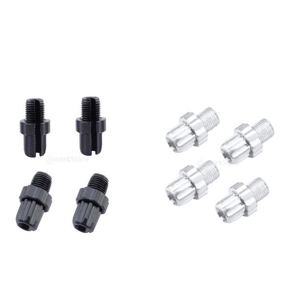 8pcs brake cable adjuster aluminum brake screw bike brake silver black they are common to break during a drop
8pcs brake cable adjuster aluminum brake screw bike brake silver black they are common to break during a drop