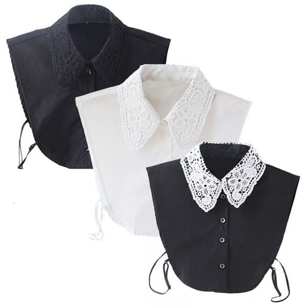 woman blouse woman applique womens vintage fake lace shirt blouse peter pan detachable collar tie 3 colors good quality, White
woman blouse woman applique womens vintage fake lace shirt blouse peter pan detachable collar tie 3 colors good quality, White