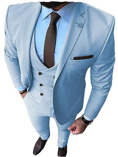 one button notch lapel men suits groom tuxedos wedding suits for men 3 pieces (jacket+pants+vest+bowties) groomsman suits custom, Black;gray
one button notch lapel men suits groom tuxedos wedding suits for men 3 pieces (jacket+pants+vest+bowties) groomsman suits custom, Black;gray