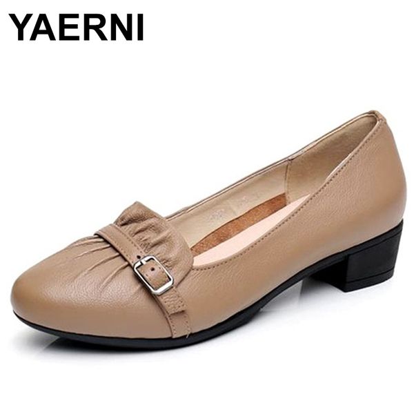 yaerni 2019 new women shoes women genuine leather office shoes middle heel soft comfortable mather shoese778, Black;white
yaerni 2019 new women shoes women genuine leather office shoes middle heel soft comfortable mather shoese778, Black;white