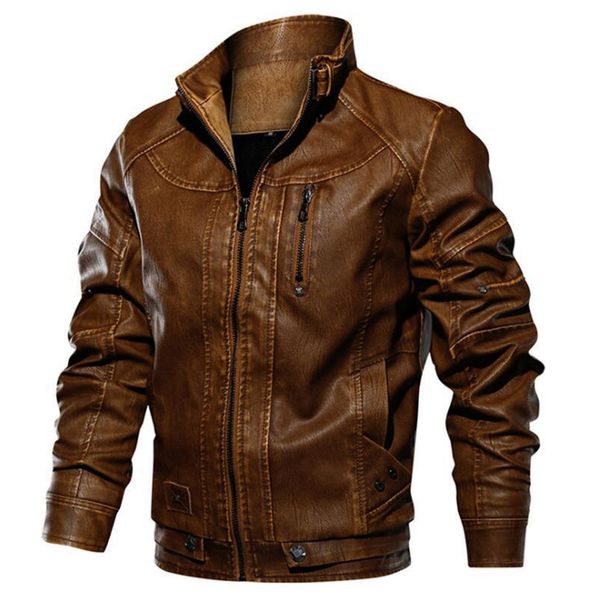 new brand tactical pu leather jacket men euro size s-xxl stand collar motorcycle leather jacket male jaqueta de couro, Black
new brand tactical pu leather jacket men euro size s-xxl stand collar motorcycle leather jacket male jaqueta de couro, Black