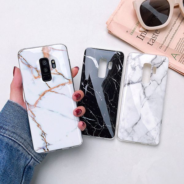 

Стильный мягкий TPU крышка телефона Marble чехол для Samsung Galaxy A10 A30 A50 A70 A51 A71 S10 Plus S20 Ульт