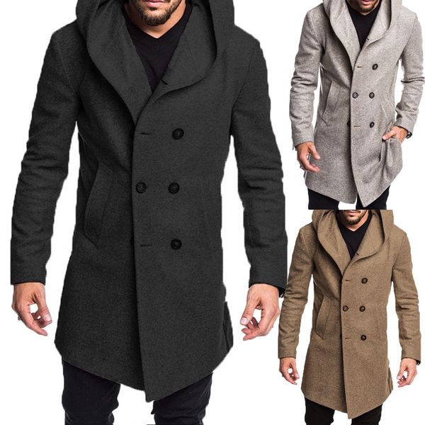 new brand solid long sleeve cotton new winter men woolen casual trench windbreaker overcoat long
new brand solid long sleeve cotton new winter men woolen casual trench windbreaker overcoat long