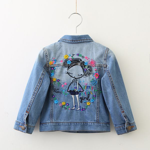 children's jacket 2019 fashion denim jacket for girls spring and autumn new korean girls flower embroidery coat long-sleeved top, Blue;gray
children's jacket 2019 fashion denim jacket for girls spring and autumn new korean girls flower embroidery coat long-sleeved top, Blue;gray