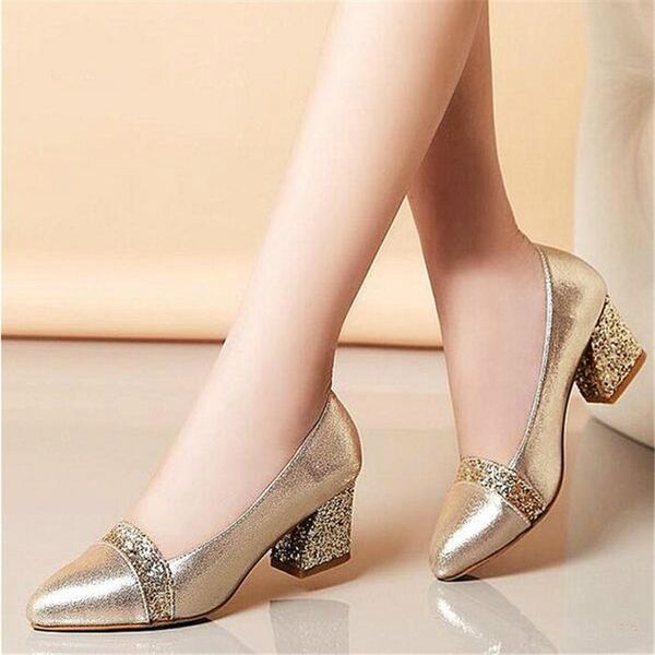 dropshipping 2018 women pumps sweet style square high heel sequins pointed toe spring and autumn elegant shallow ladies shoes, Black
dropshipping 2018 women pumps sweet style square high heel sequins pointed toe spring and autumn elegant shallow ladies shoes, Black