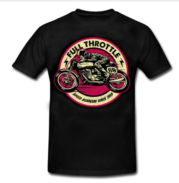 2019 men outwears popular design hip hop anime male t shirt full throttle cafe racer special edition rockabilly biker vintage q728, White;black
2019 men outwears popular design hip hop anime male t shirt full throttle cafe racer special edition rockabilly biker vintage q728, White;black