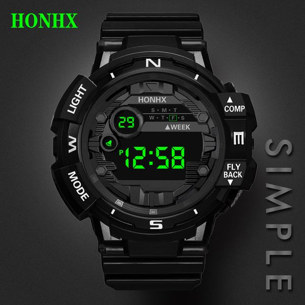 honhx mens watch luxury digital led date sport outdoor electronic watch montre sport homme relojes inteligentes para hombre 2019, Slivery;brown
honhx mens watch luxury digital led date sport outdoor electronic watch montre sport homme relojes inteligentes para hombre 2019, Slivery;brown