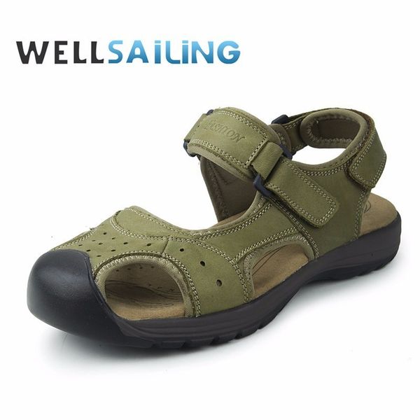 new manly charms summer sandalstrendy simple green/brown casual shoes for men wearable genuine leather thick rubber sole, Black
new manly charms summer sandalstrendy simple green/brown casual shoes for men wearable genuine leather thick rubber sole, Black