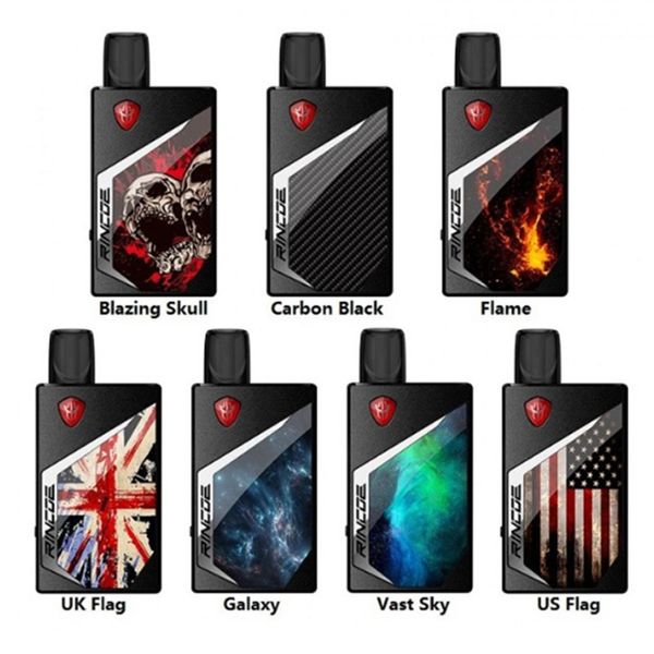 Original Rincoe Tix Pod System Kit 1000mAh with Type-c Charge For MTL and DTL 2ml Cartridge Pods e cigarette DHL Free
Original Rincoe Tix Pod System Kit 1000mAh with Type-c Charge For MTL and DTL 2ml Cartridge Pods e cigarette DHL Free