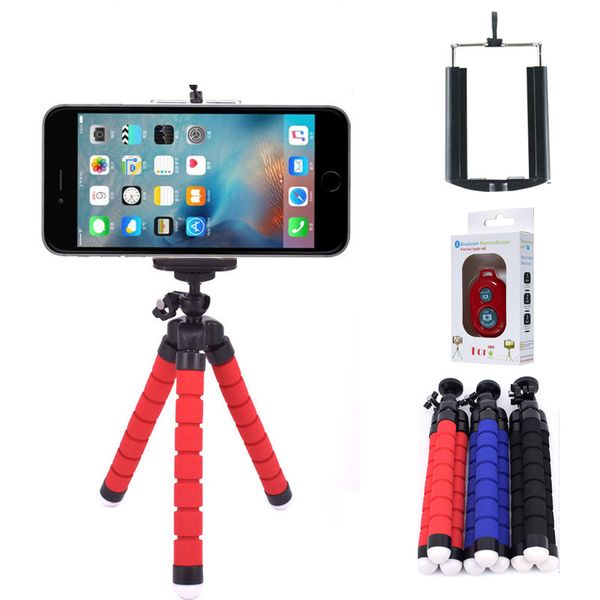 

Flexible mini tripod mount tand univer al phone holder portable tripod with clip compact for iphone am ung gp camera martphone