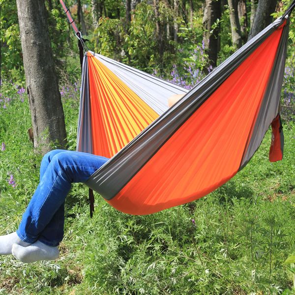 single double hammock outdoor backpacking travel survival hunting sleeping bed portable with 2 straps 2 carabiner
single double hammock outdoor backpacking travel survival hunting sleeping bed portable with 2 straps 2 carabiner