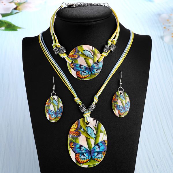 zoshi jewelry sets shell bridal leather chain necklace earrings bracelet wedding summer women fashion jewellery set, Silver
zoshi jewelry sets shell bridal leather chain necklace earrings bracelet wedding summer women fashion jewellery set, Silver